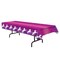 Beistle Set of 12 Fuchsia and Blue Unicorn Design Rectangular Table Cover 9'